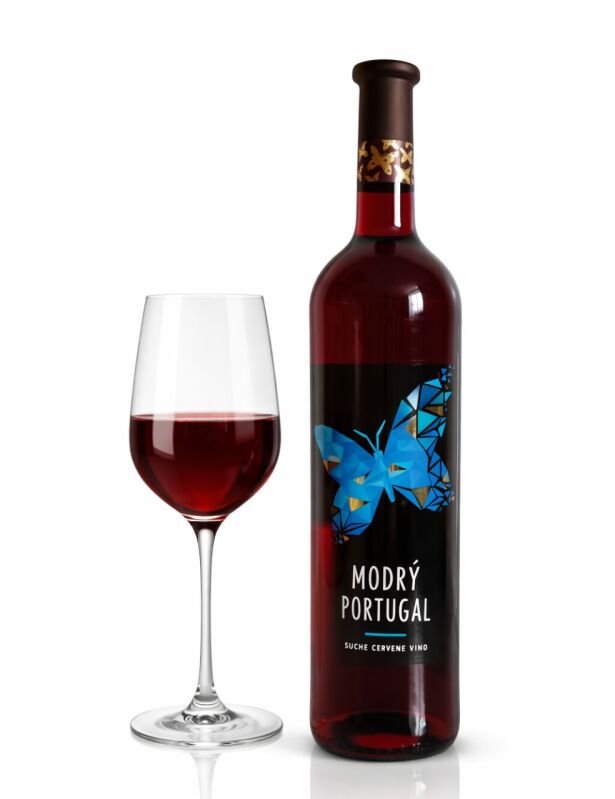 Víno Motýl -  Modrý Portugal 0,75l